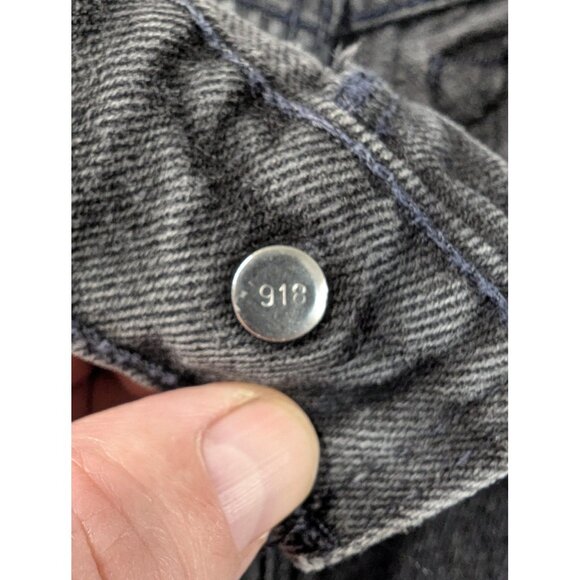 Vintage Levi's 551 Jeans Womens 4 Black Relaxed Fit Tapered Leg Made USA 90s - Picture 13 of 15